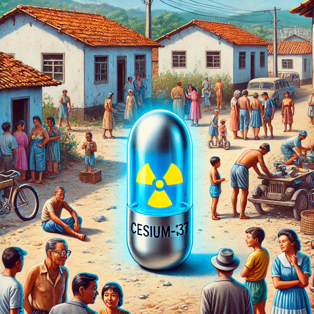 Capsule de césium 137 découverte à Goiânia en 1987