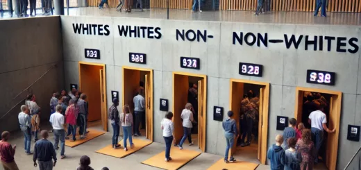 Entrée ségrégée du Musée de l'Apartheid